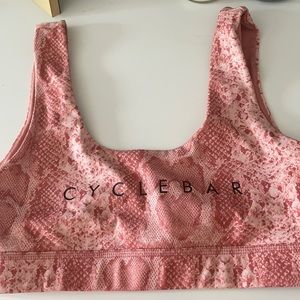 Cyclebar snake sports bra (worn once too big)